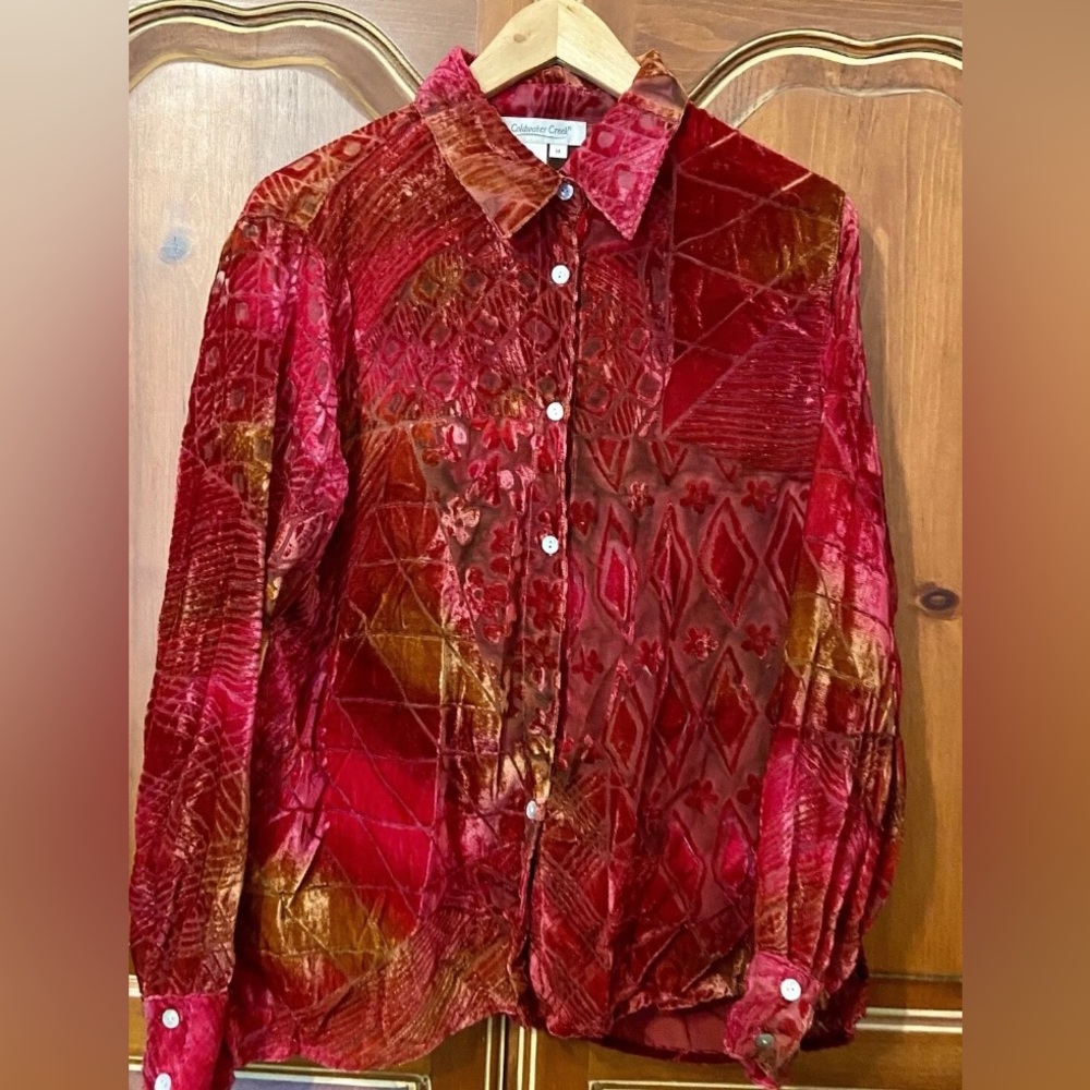Coldwater Creek blouse Size Med
